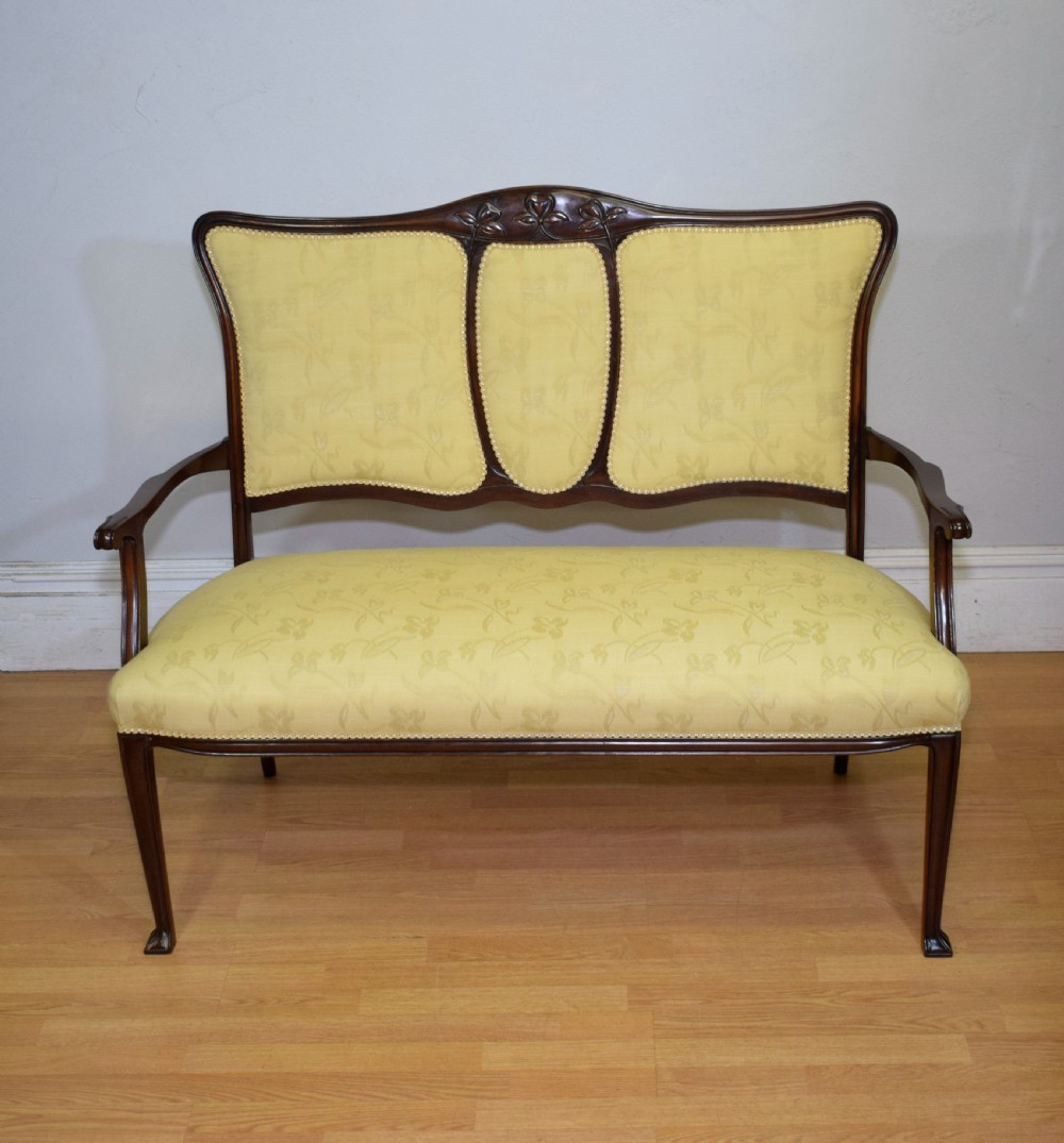 Victorian Couch, Settee Art Nouveau View II