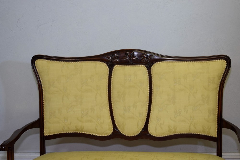 Victorian Couch, Settee Art Nouveau View III