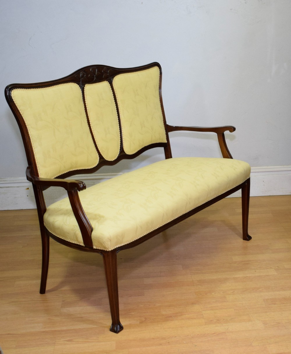 Victorian Couch, Settee Art Nouveau View XVII