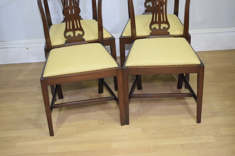  Set of 4 Mahogany Dining Chairs View IV