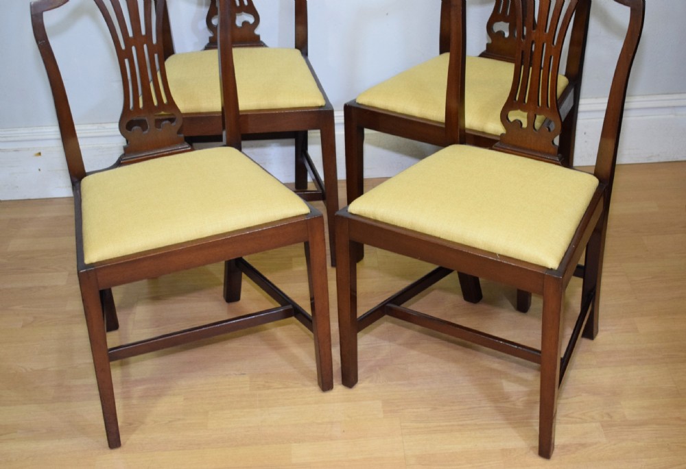 Set of 4 Mahogany Dining Chairs View VI