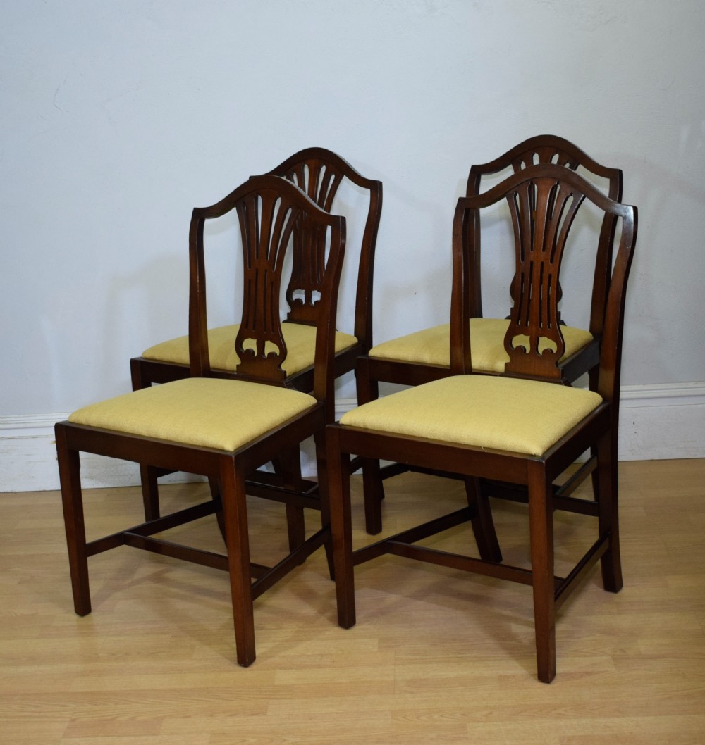  Set of 4 Mahogany Dining Chairs View VII