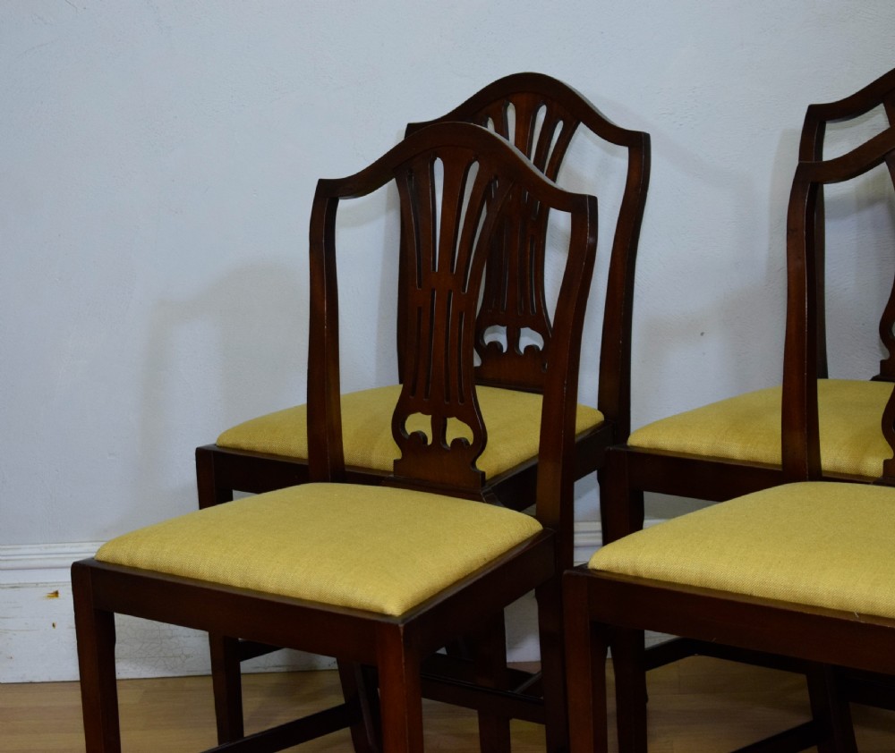  Set of 4 Mahogany Dining Chairs View VIII