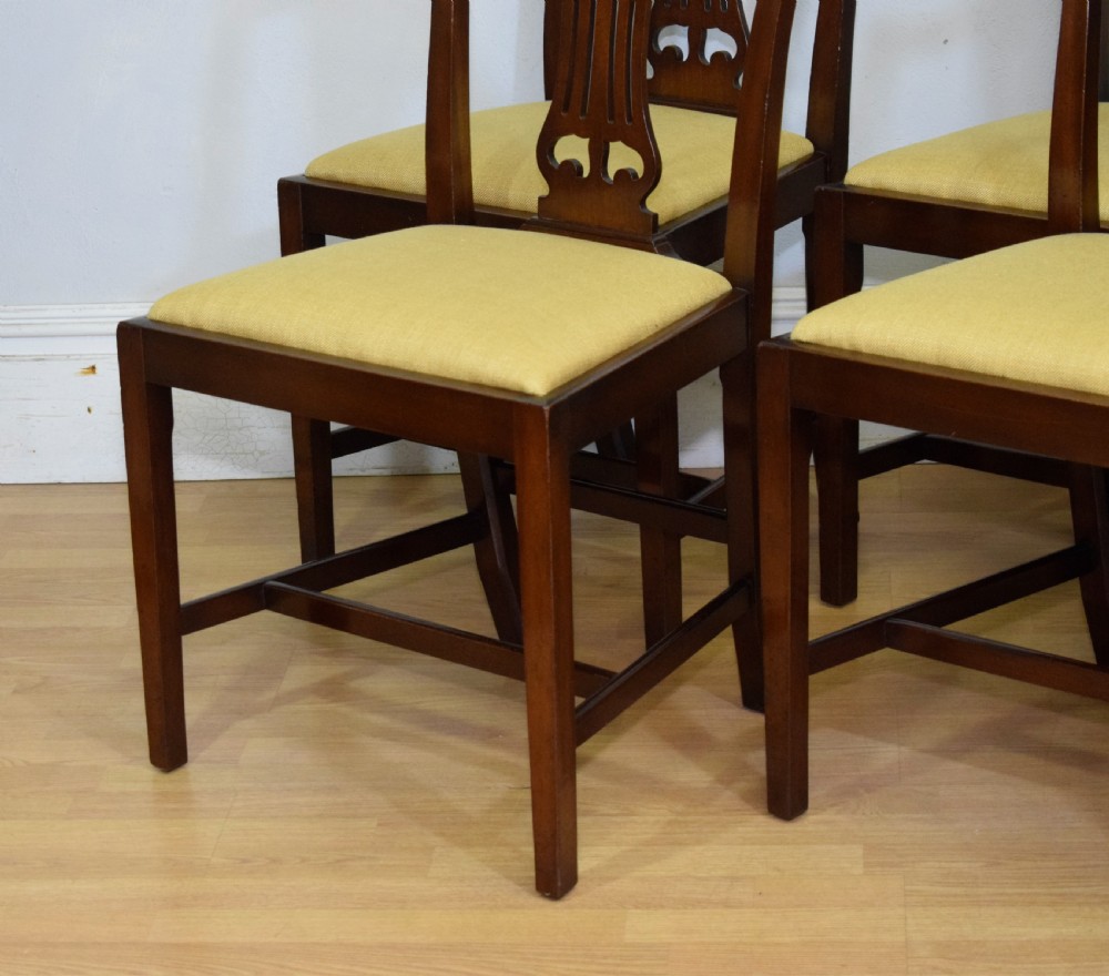  Set of 4 Mahogany Dining Chairs View IX