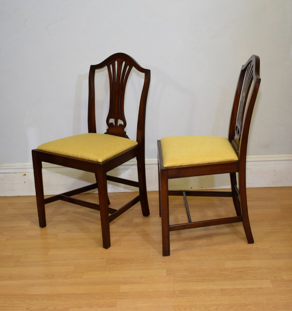  Set of 4 Mahogany Dining Chairs View XI