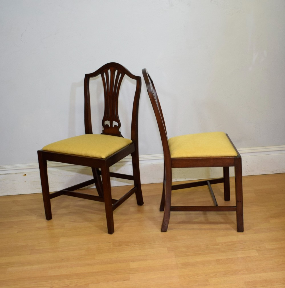  Set of 4 Mahogany Dining Chairs View XIII