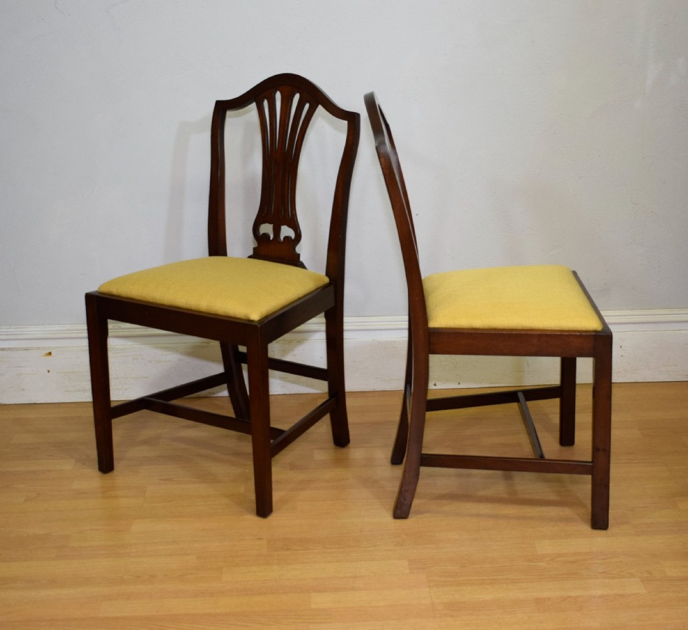  Set of 4 Mahogany Dining Chairs View XIV