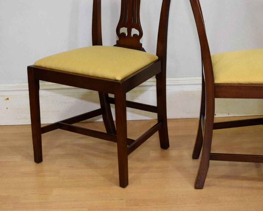  Set of 4 Mahogany Dining Chairs View XV