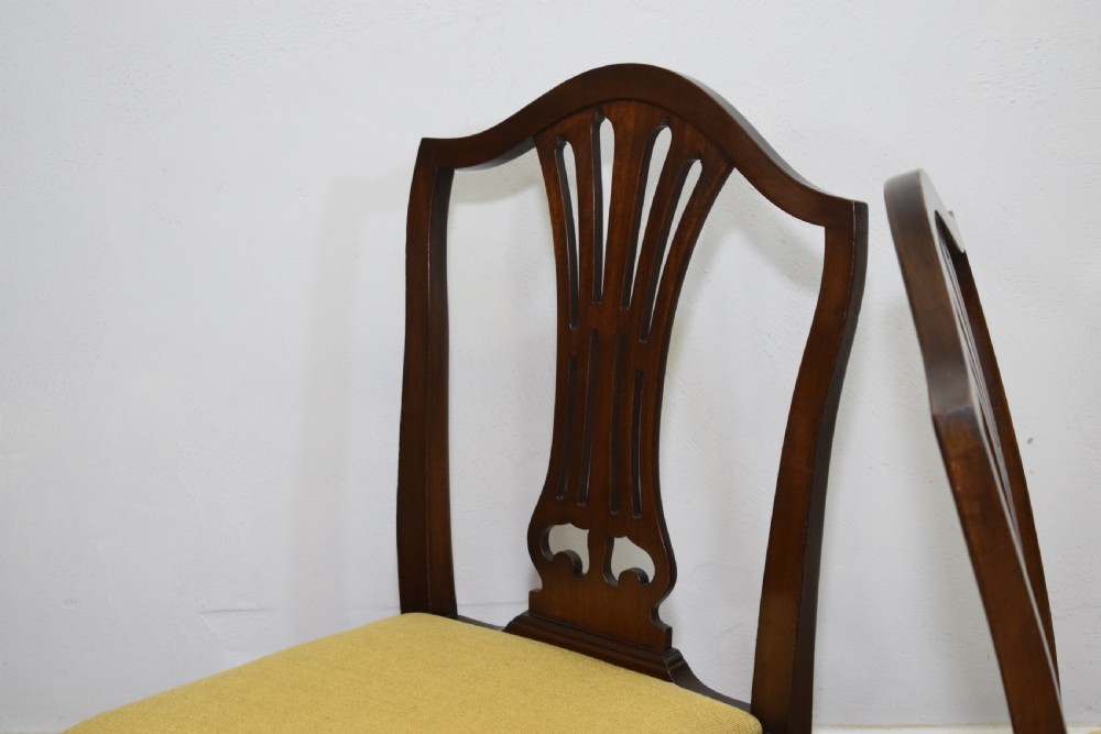  Set of 4 Mahogany Dining Chairs View XVIII