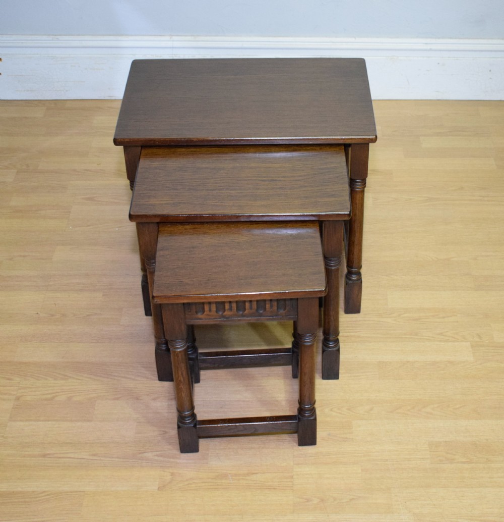 Early 20th Century 3 Table Nest View IV