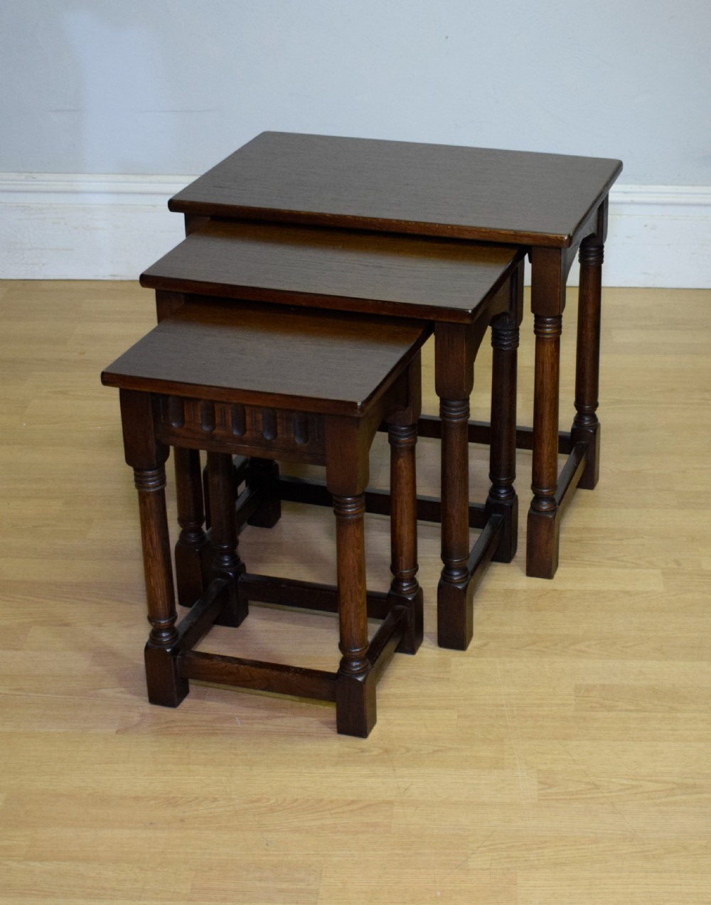 Early 20th Century 3 Table Nest View X