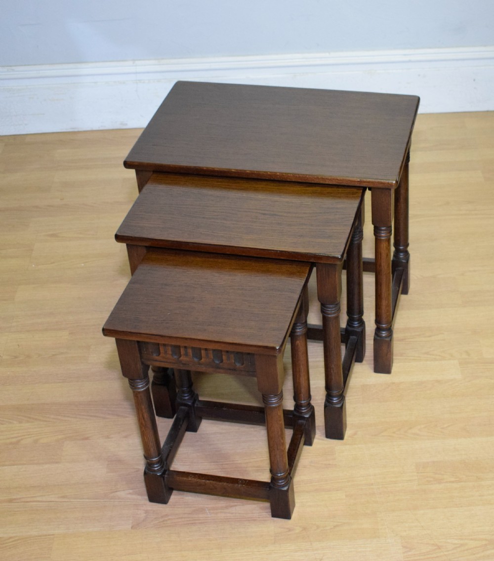 Early 20th Century 3 Table Nest View XII