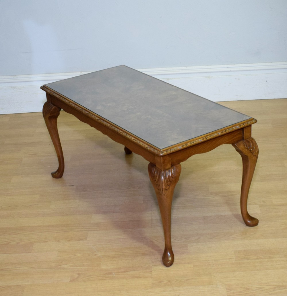 Early 20th Century Burr Walnut Coffee Table View X
