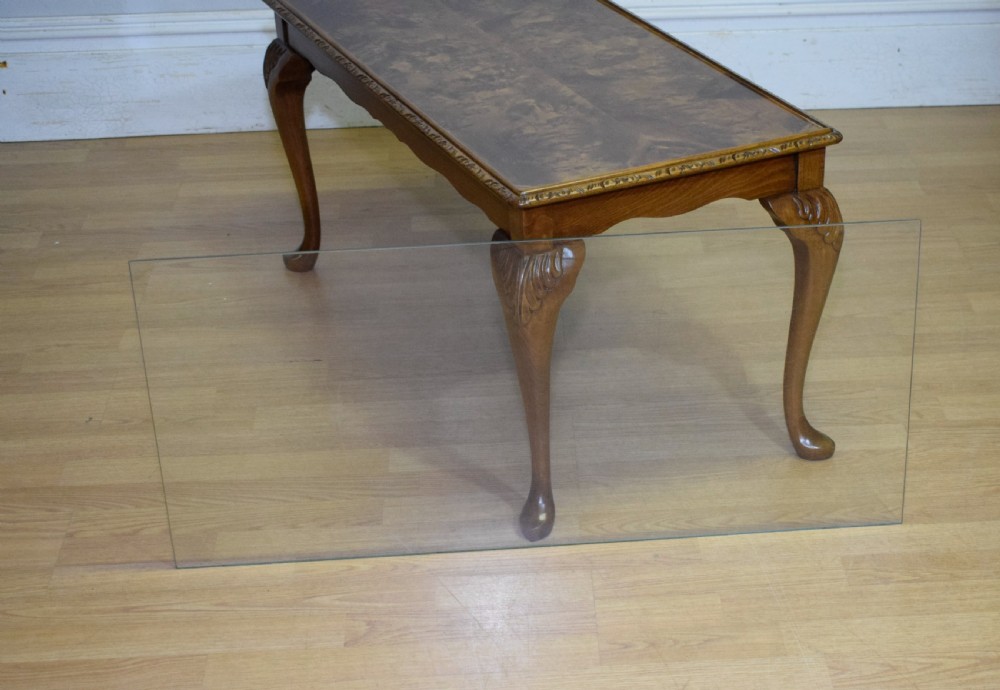 Early 20th Century Burr Walnut Coffee Table View XII