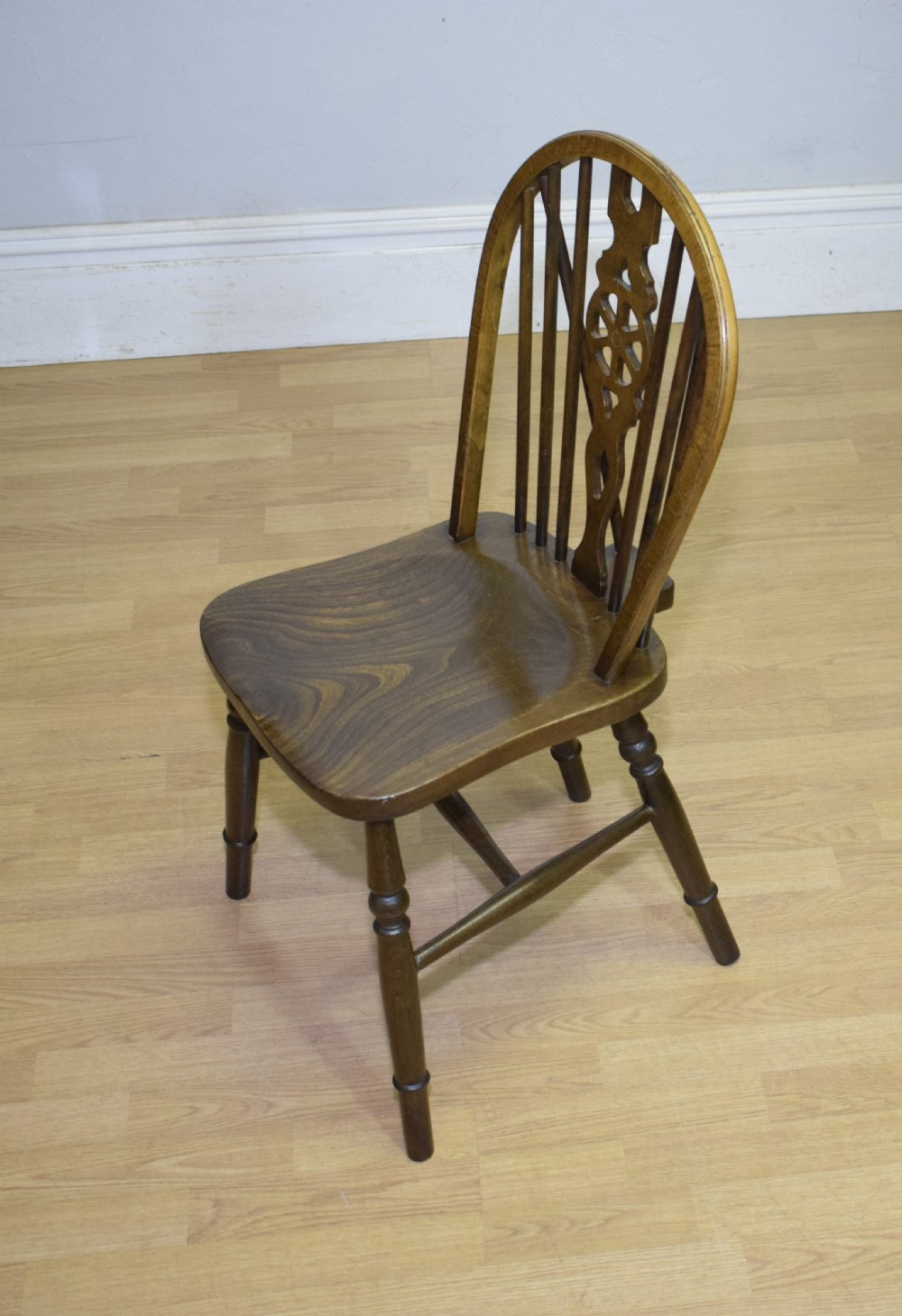 Early 20th Century Wheel Back Chair View XI