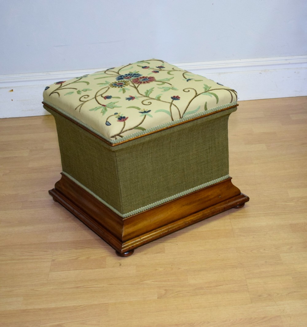 Regency Ottoman Work Box View II