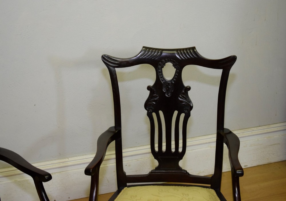 Pair of Victorian Armchairs View VIII