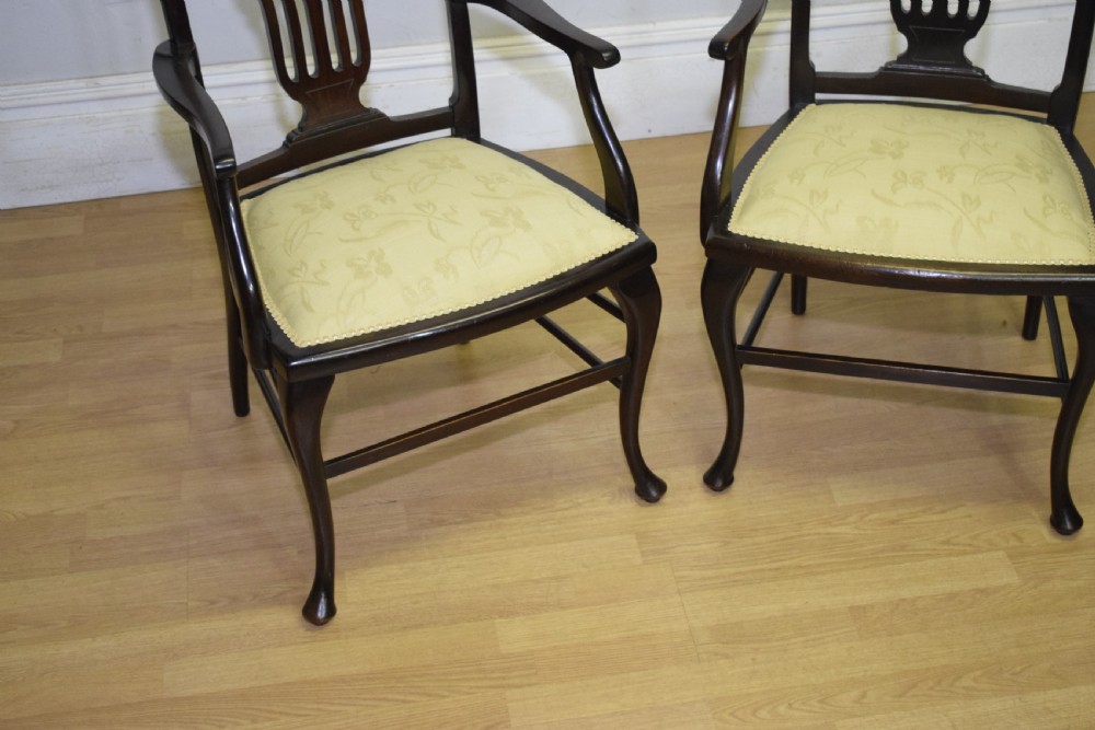 Pair of Victorian Armchairs View IX