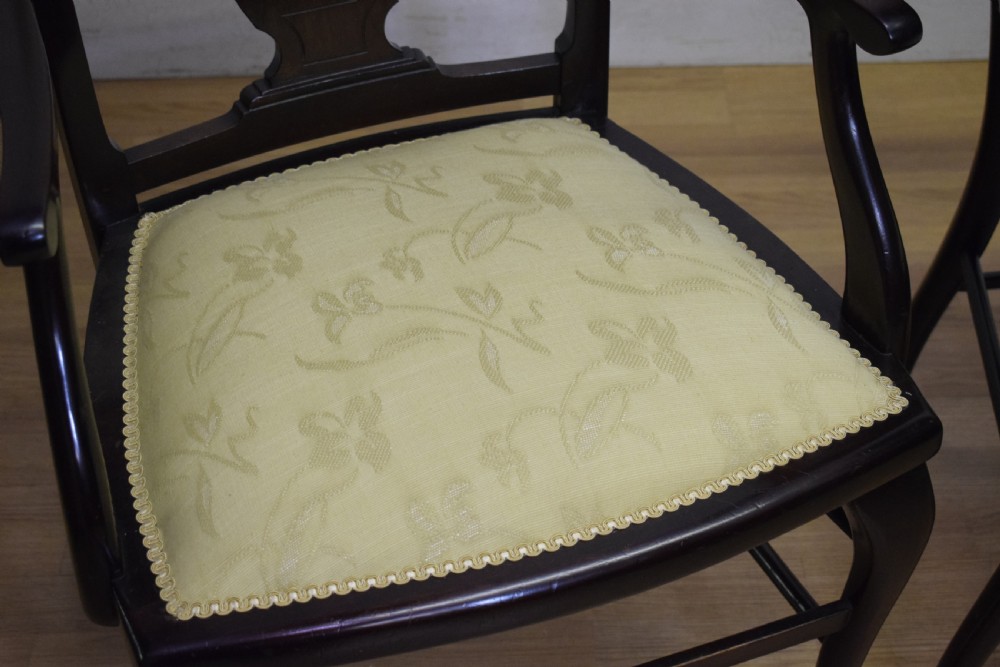 Pair of Victorian Armchairs View XX