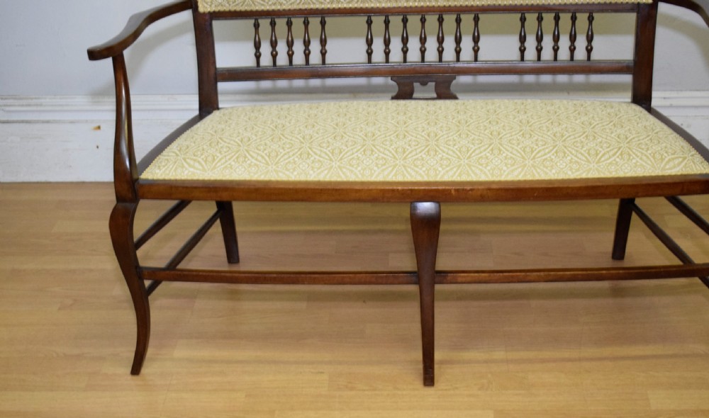 Antique Edwardian Couch View V