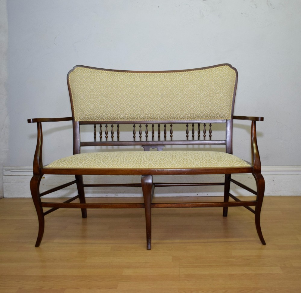Antique Edwardian Couch View VII