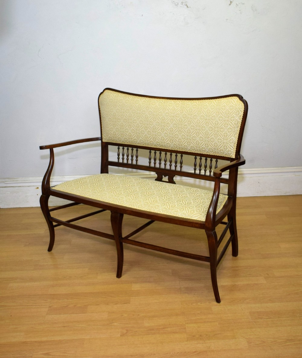 Antique Edwardian Couch View VIII
