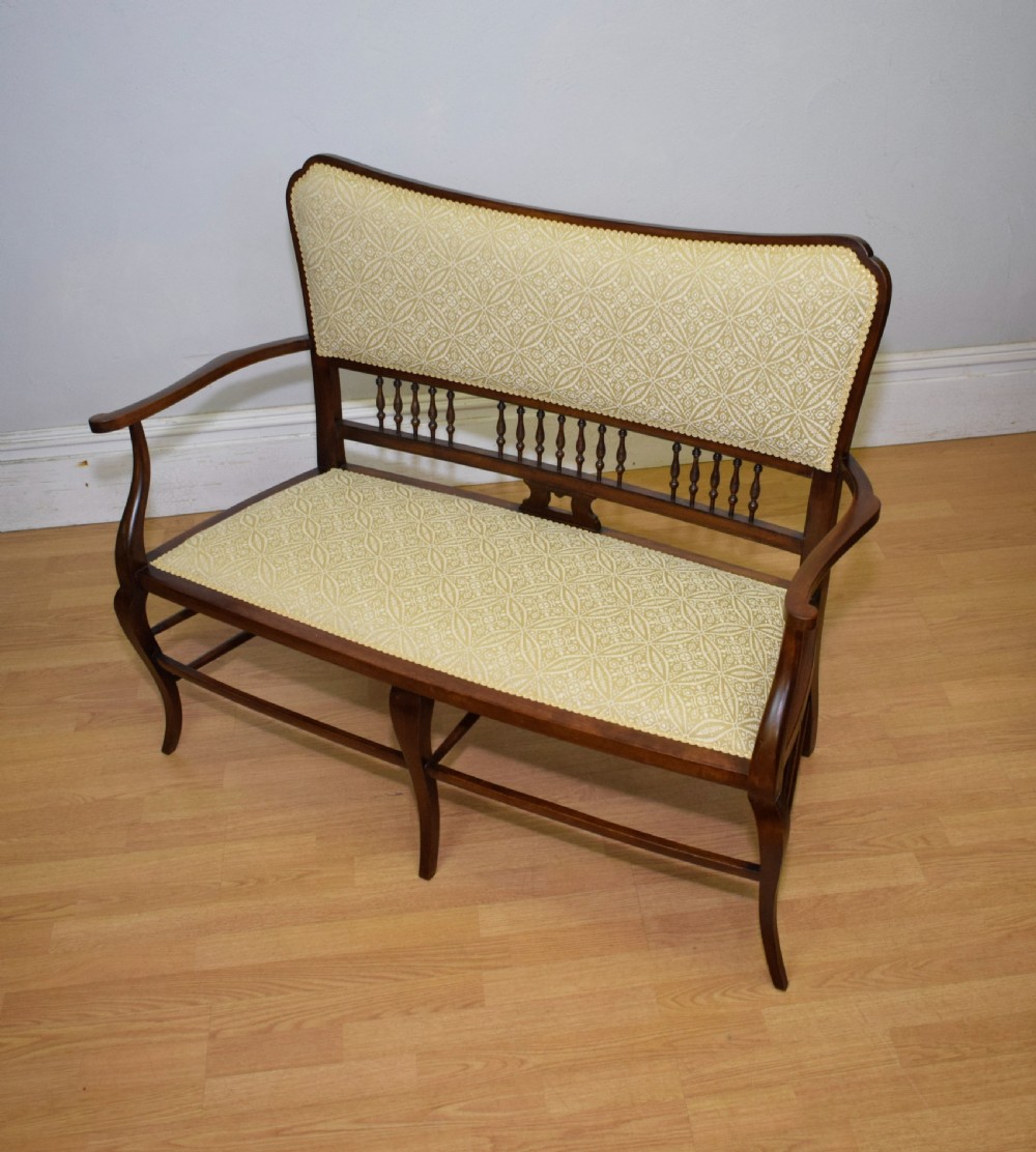 Antique Edwardian Couch View IX