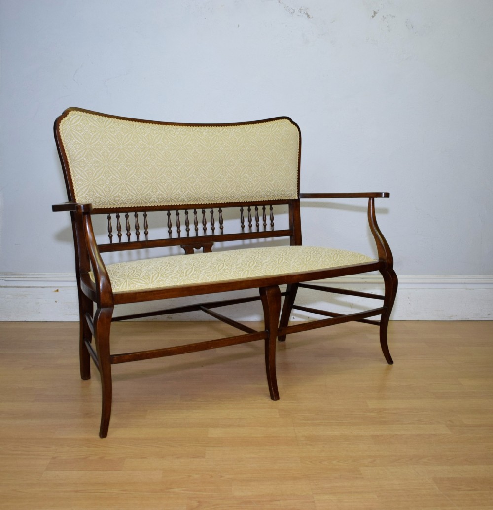 Antique Edwardian Couch View XIII