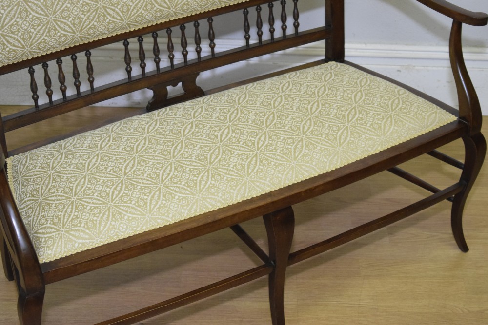 Antique Edwardian Couch View XVII