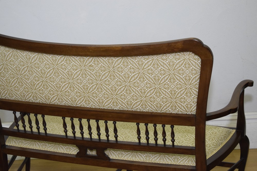 Antique Edwardian Couch View XIX