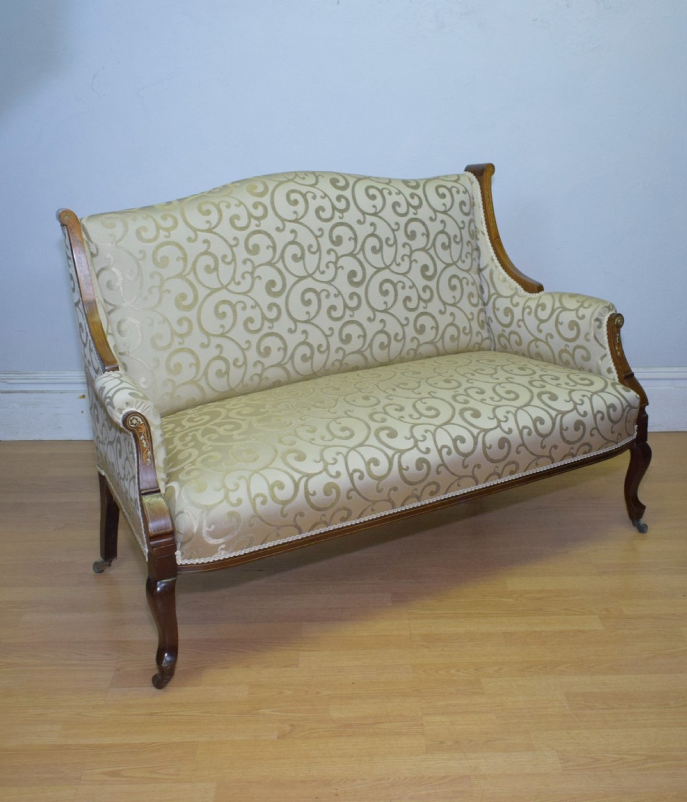 Antique Victorian Settee View II
