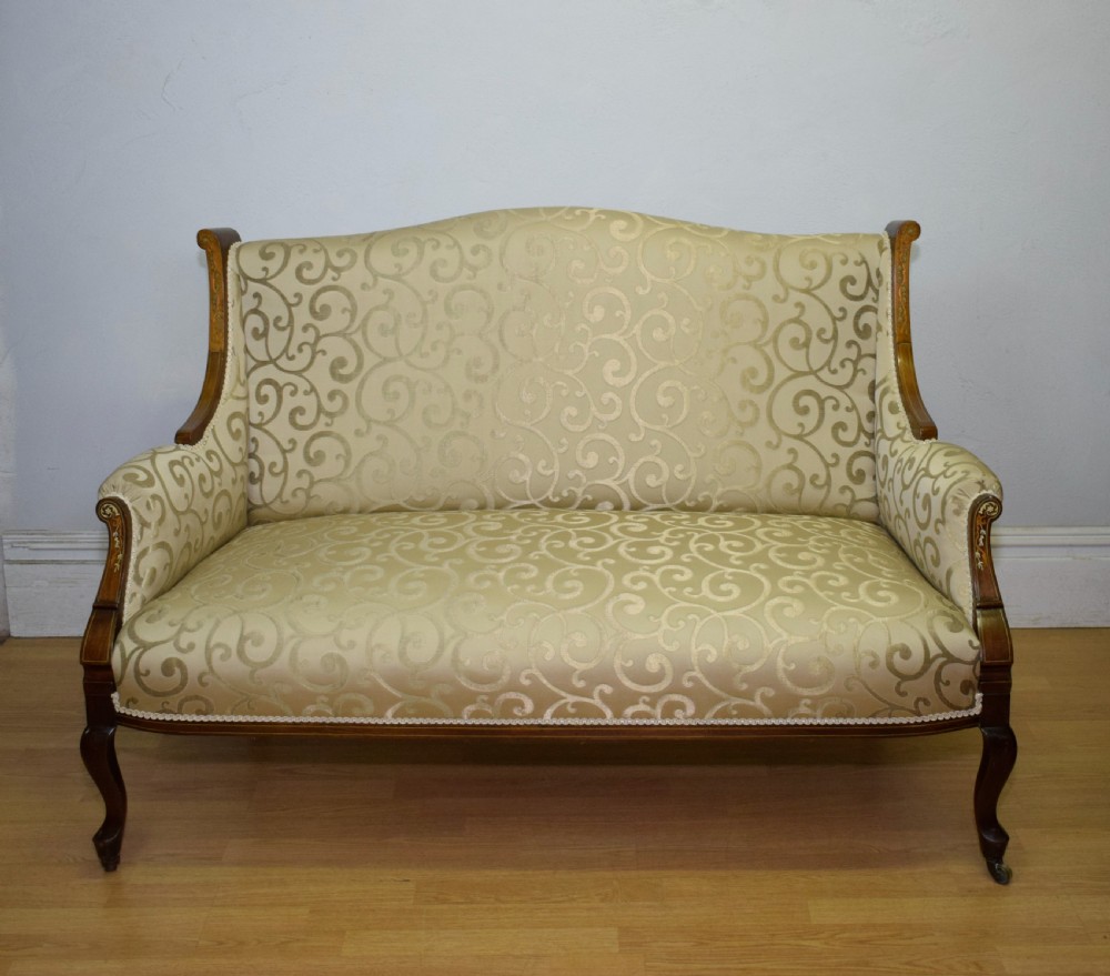 Antique Victorian Settee View III