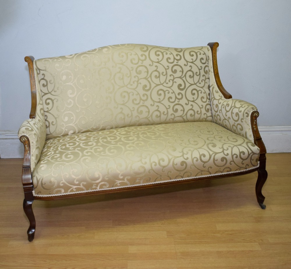 Antique Victorian Settee View V