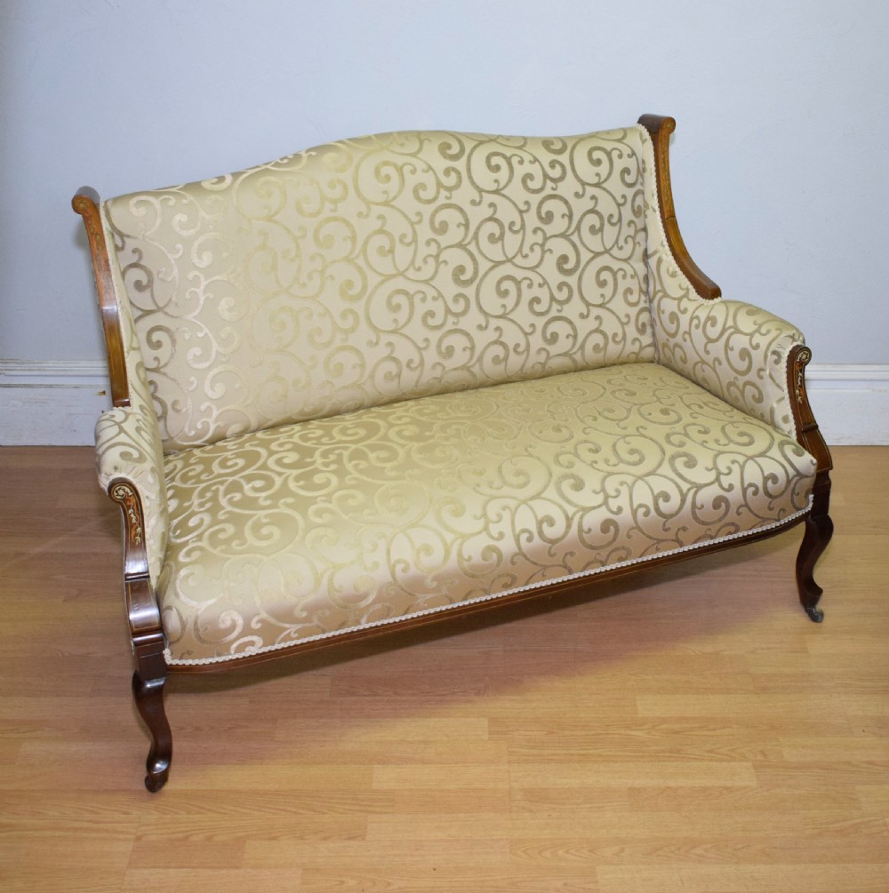 Antique Victorian Settee View X
