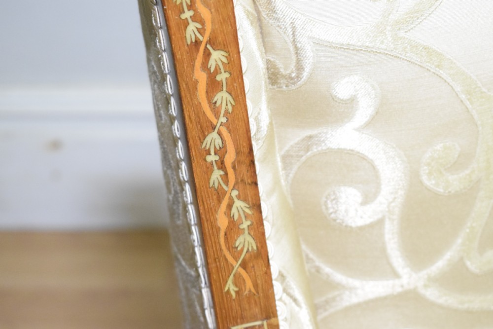 Antique Victorian Settee View XV