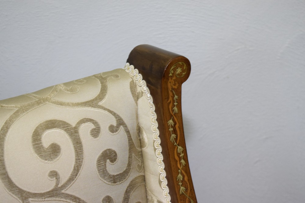 Antique Victorian Settee View XVI