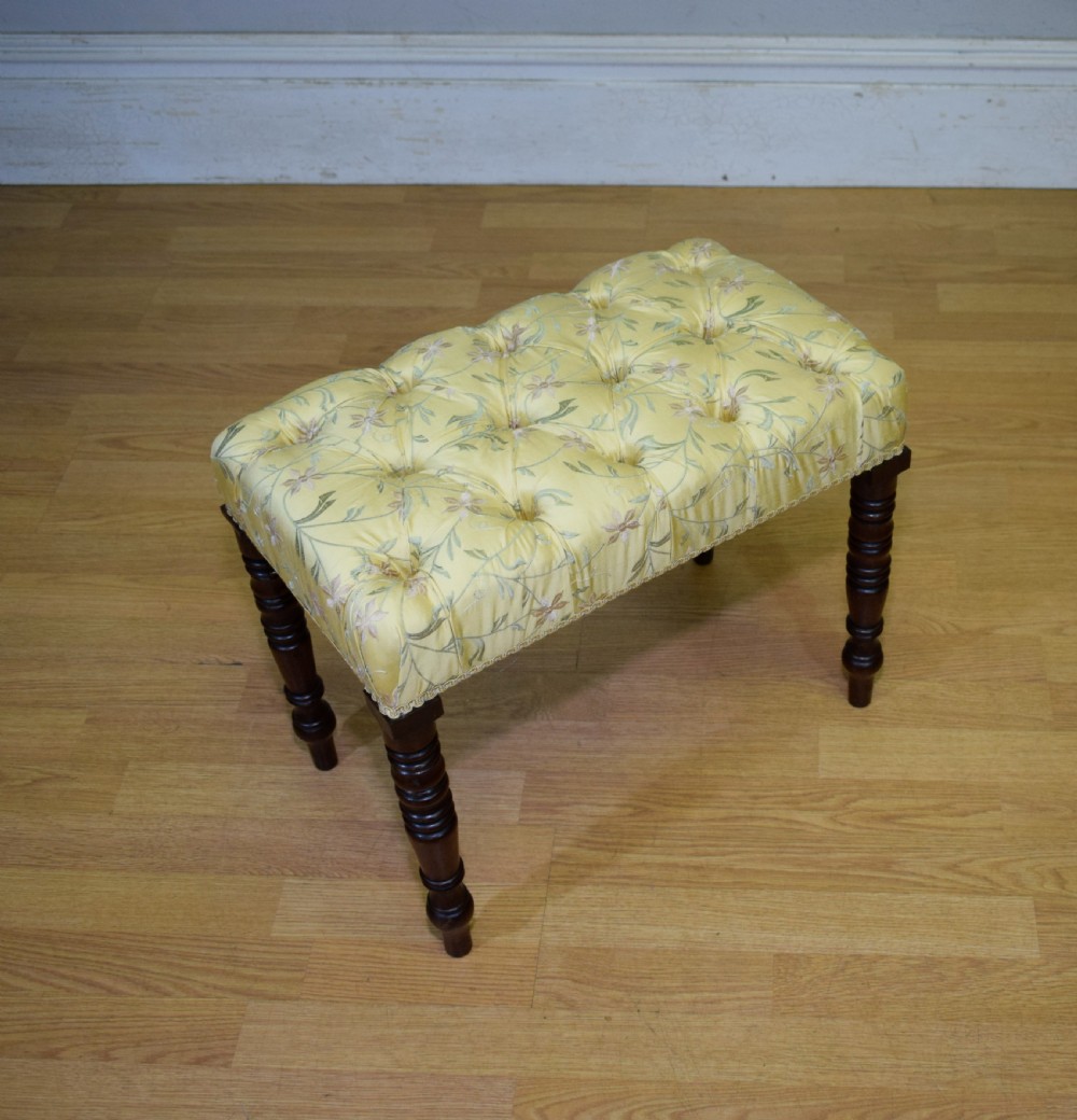 Regency Mahogany Stool