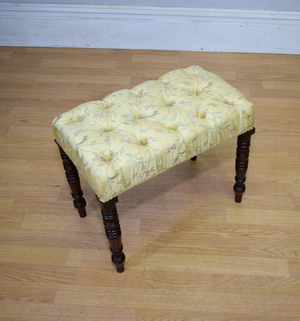 Regency Mahogany Stool View II