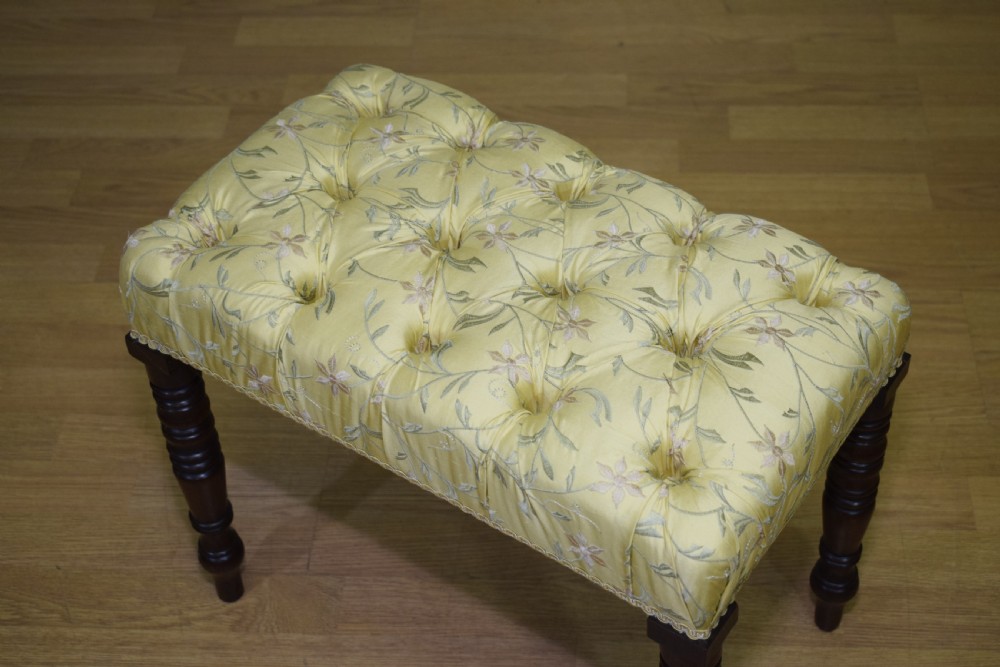 Regency Mahogany Stool View III