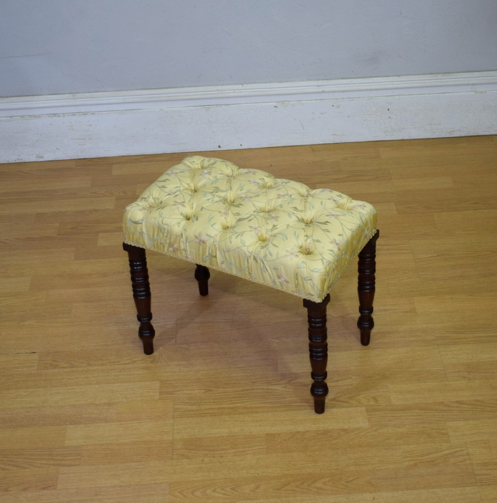 Regency Mahogany Stool View VI