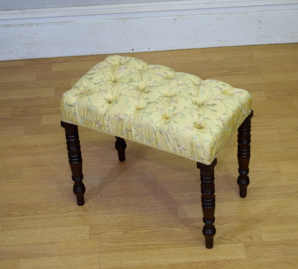 Regency Mahogany Stool View VIII