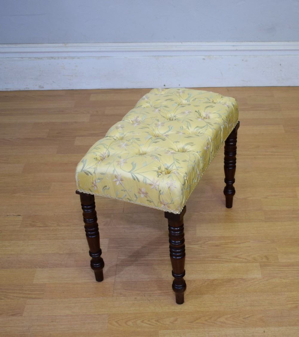 Regency Mahogany Stool View X