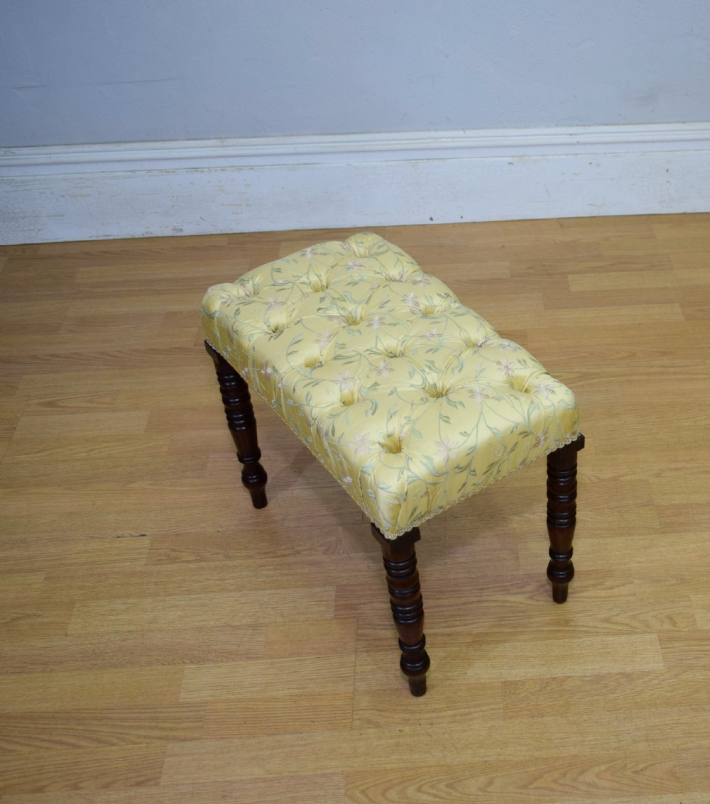 Regency Mahogany Stool View XI