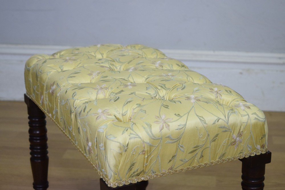 Regency Mahogany Stool View XIII