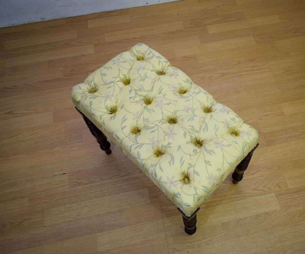 Regency Mahogany Stool View XVI