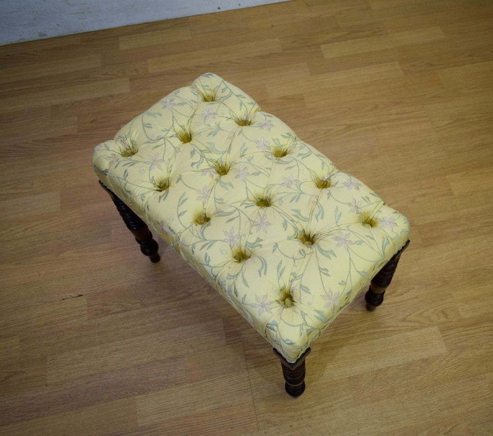 Regency Mahogany Stool View XVII