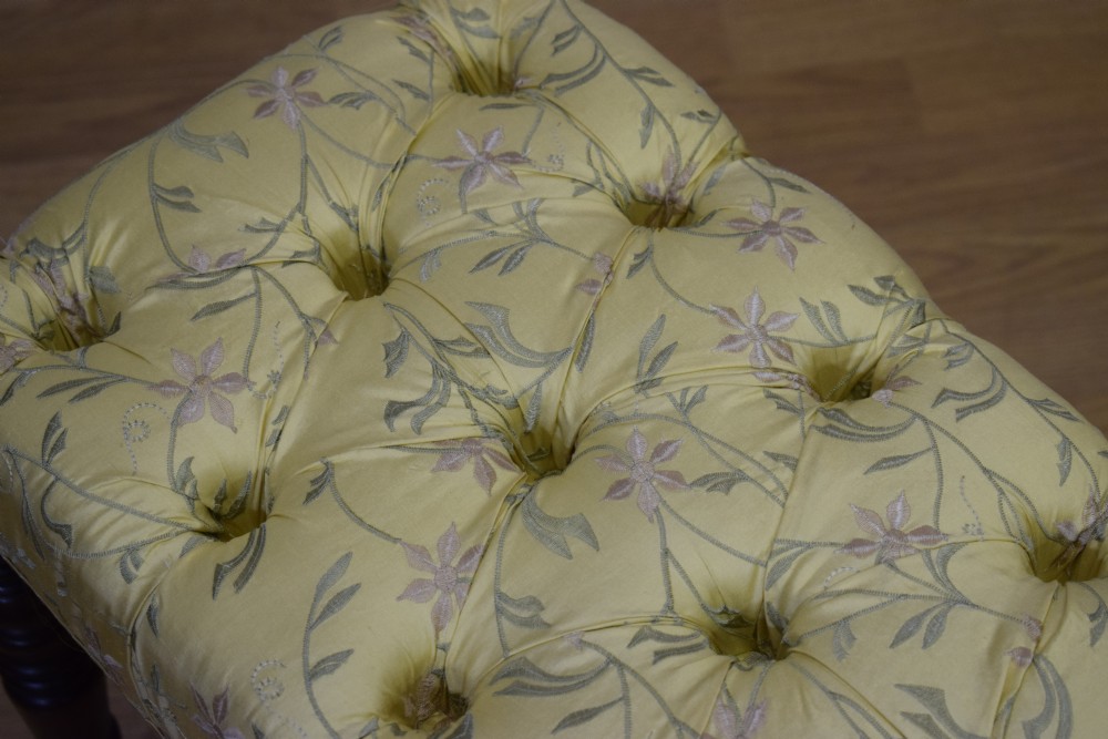 Regency Mahogany Stool View XX