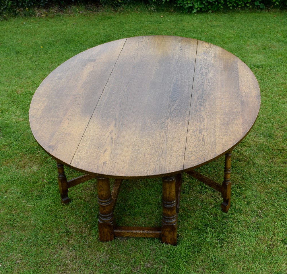 20th Century Irish Wake Oval Dining Table 7ft View XIV