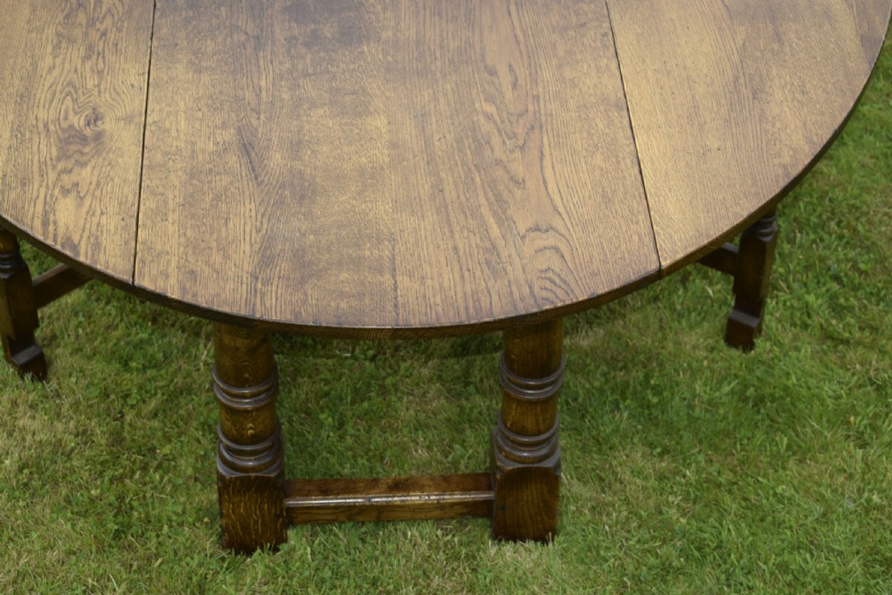 20th Century Irish Wake Oval Dining Table 7ft View XV