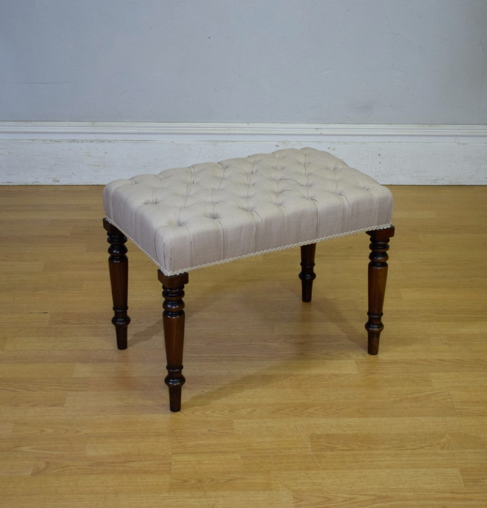 Regency Buttoned Stool View VI